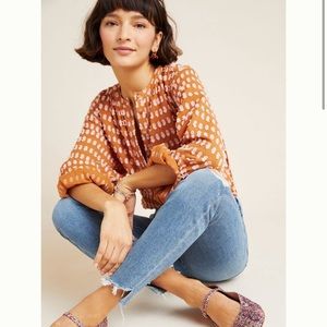 MOTHER The Looker high rise ankle fray jeans